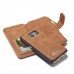Samsung Galaxy Note 5 - CaseMe Vintage 2 in 1 PU Leather Flip Zipper Wallet Protective Cover Case - Brown